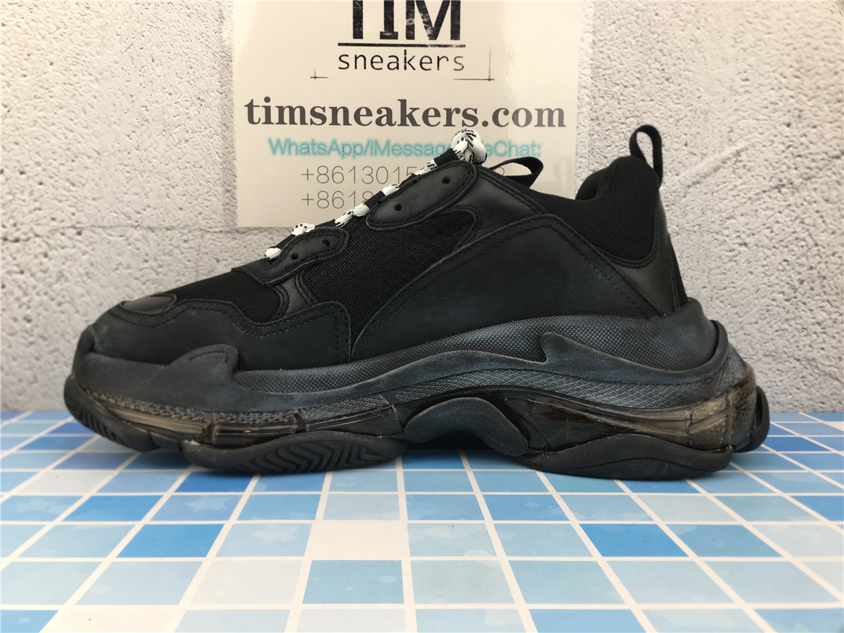 G5 Batch Balenciaga Triple S Black Clear Sole